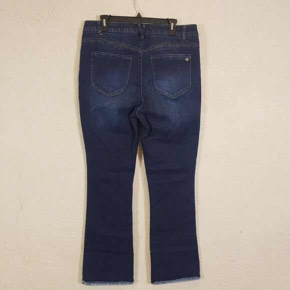 Democracy Ab Solution Itty Bitty Bootcut Jeans Dark Wash Women’s 18W - Picture 7 of 12